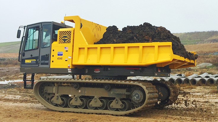 Terramac introduces new rubber track crawler carrier