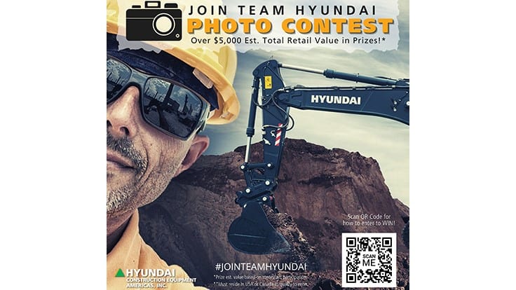 Hyundai Construction Equipment holding photo contest