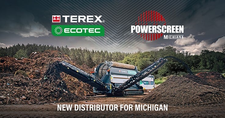 Terex announces Michigan partnership with Powerscreen Michana