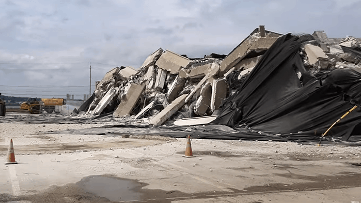 VIDEO: ‘Bomb-proof’ military buildings imploded by CDI