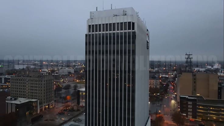 Video: CDI implodes 19-story office building in Indiana