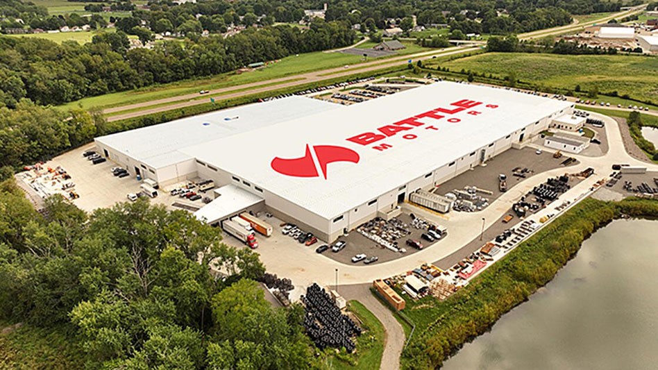 Aerial view of Battle Motors' Ohio plant