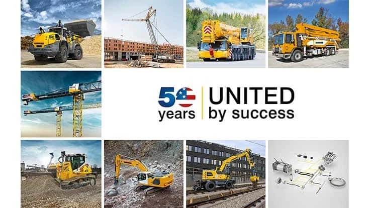 Liebherr, Newport News, Virginia, plans to celebrate the 50th anniversary of its USA business at ConExpo-Con/Agg 2020 in Las Vegas.
