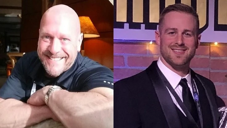 Blount (left) has accepted the position of sales representative. Ebbing (right) has been promoted to sales manager. 