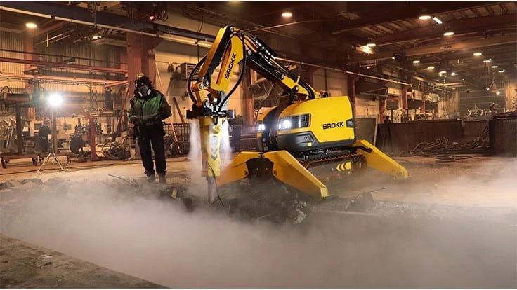 brokk dust suppression demolition