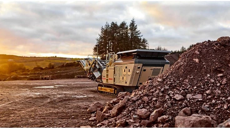 metso nordtrack concrete recycling