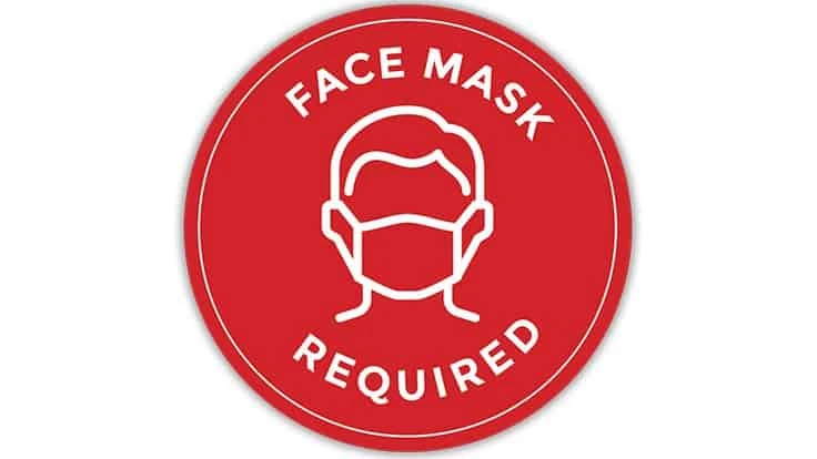 aem facemask sign