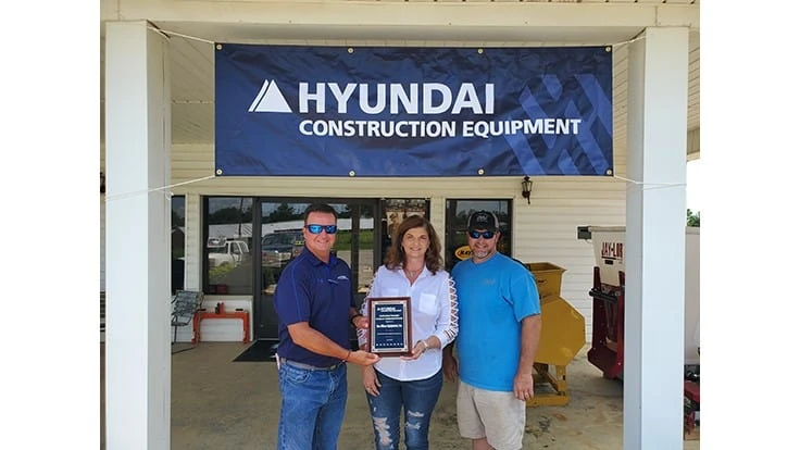 Left to Right: Shaun Galligan - HCEA District Manager-Southeast, Angie Abercrombie - Don Allison CFO, Chris Ergle - Don Allison VP of Sales 