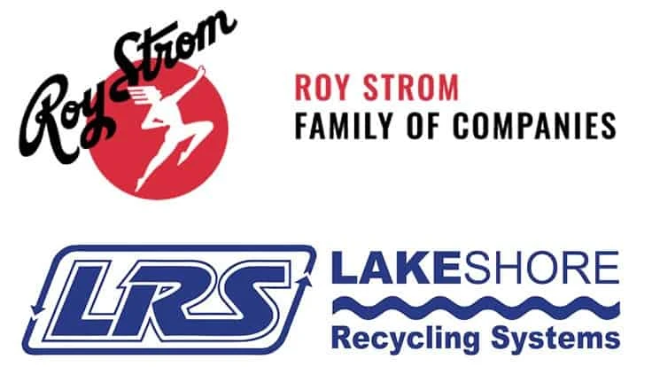 Logos courtesy of Lakeshore Recycling Systems.
