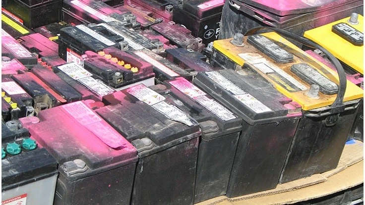 lead batteries spent