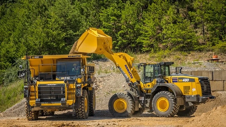 komatsu wheeled loader