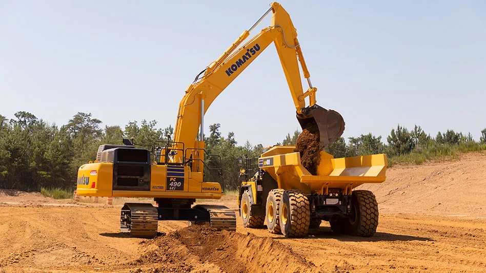 The PC490LCi-11 excavator