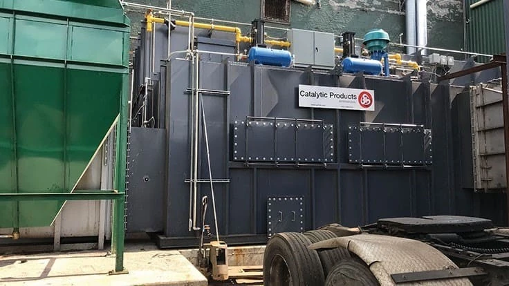 General Iron's regenerative thermal oxidizer