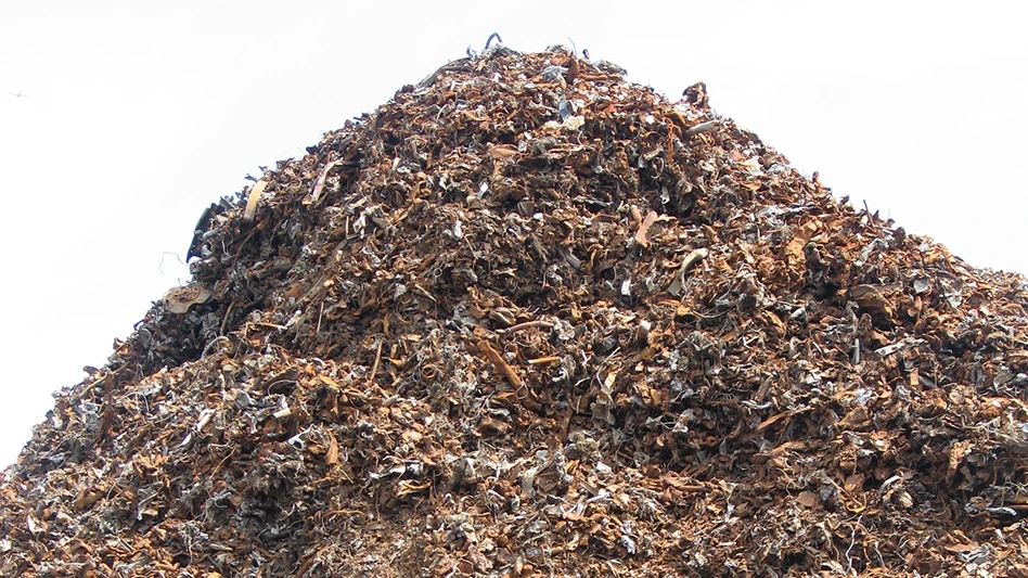 ferrous scrap shredded