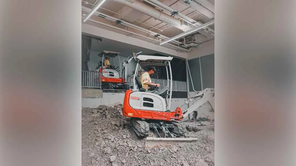 TB20e working at a site