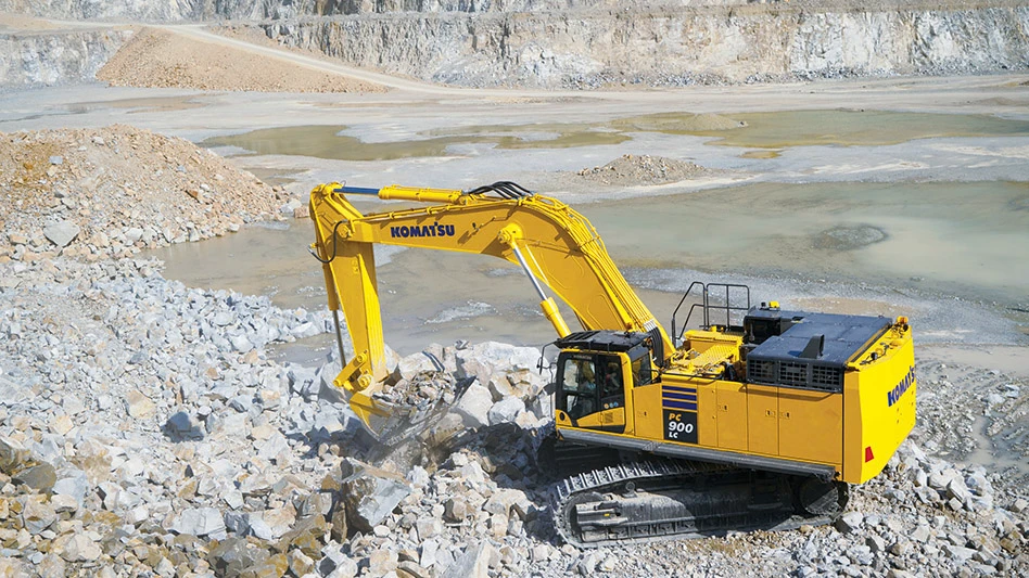 komatsu pc900 excavator