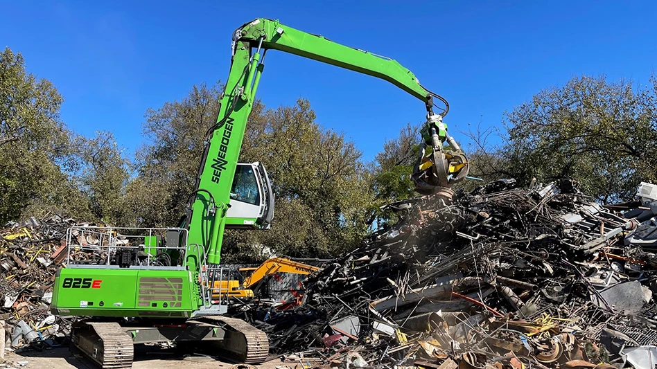 sennebogen scrap handler