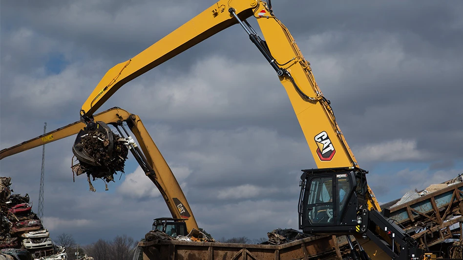 Caterpillar's new MH3050 material handler