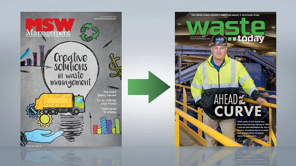 MSW Managemetn and Waste Today magazine covers