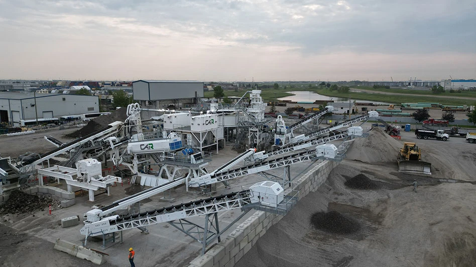 CDE wash plant in Alberta, Canada