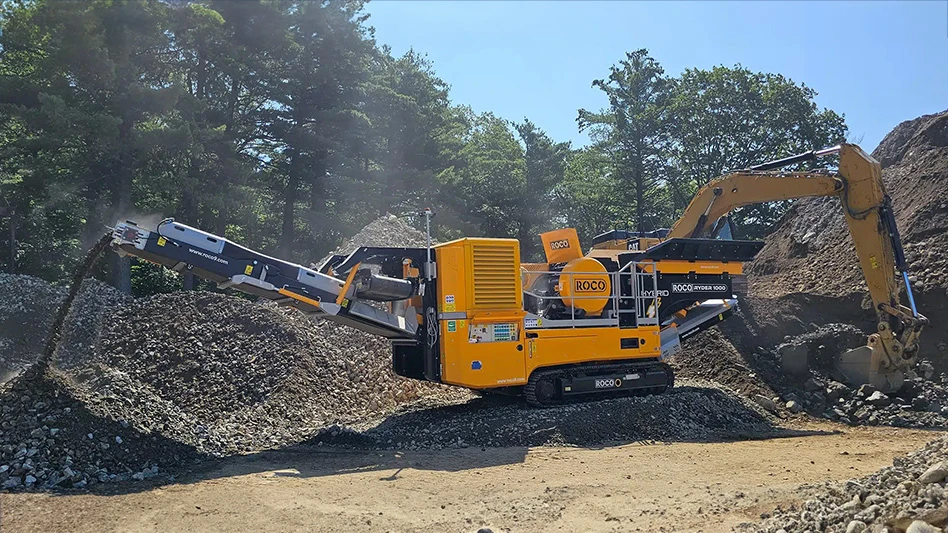 Roco's RYDER 1000 jaw crusher