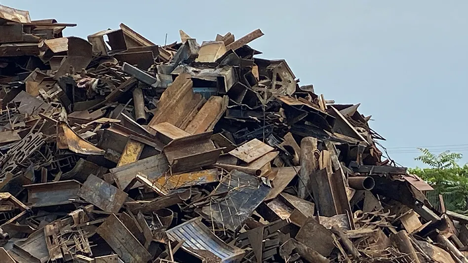 ferrous scrap recycling shredded