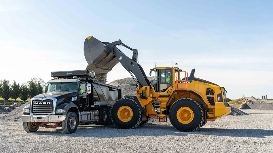 Volvo loader modification designed for weighty applications ...
