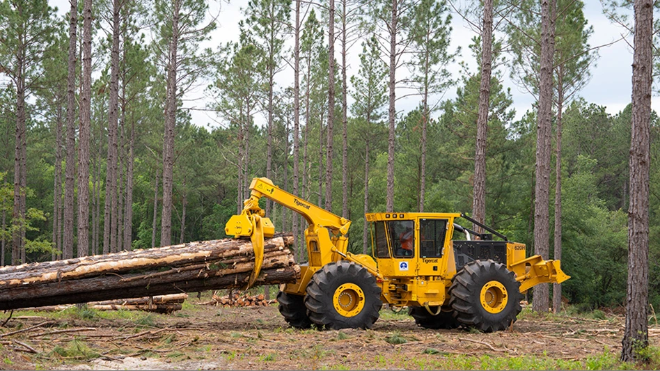 tigercat forest products material handler