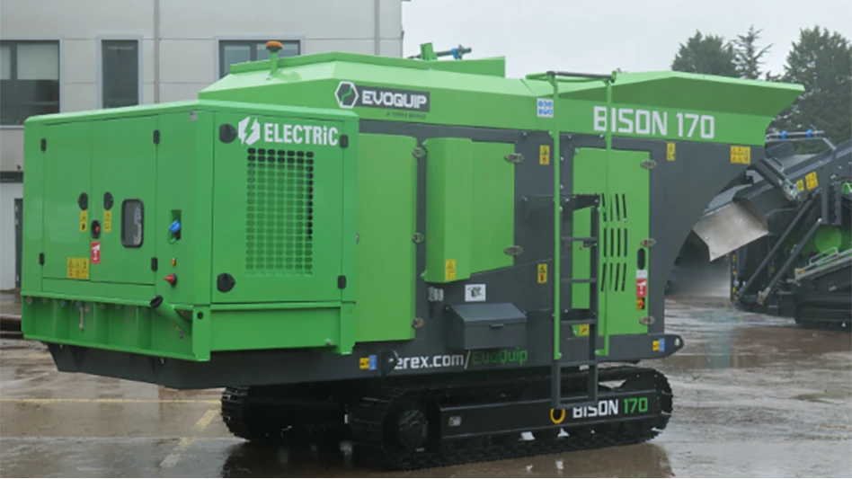 evoquip bison 170 concrete recycler