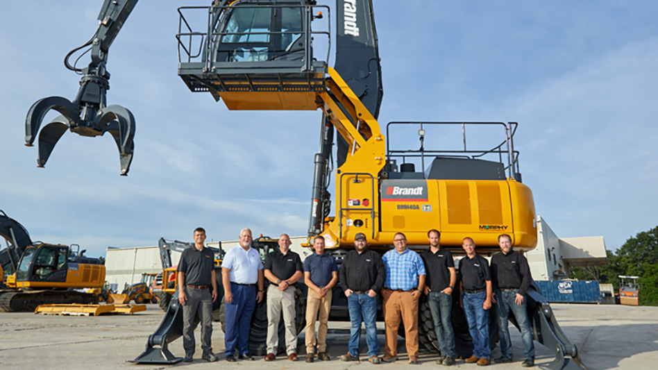 Brandt scrap handlers available through Murphy Tractor Construction & Demolition Recycling