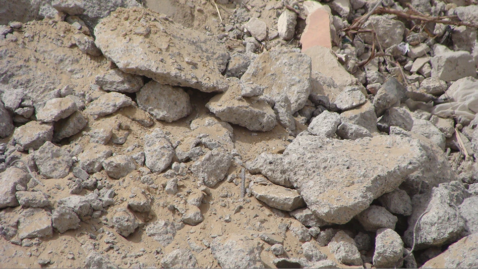 concrete debris recycling