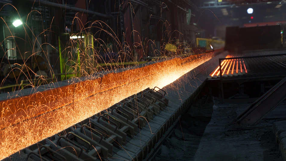 hot steel mill