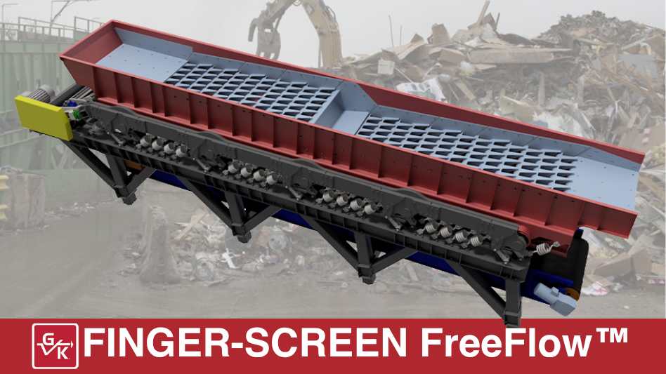 Simplify your C&D operations with GK’s FINGER-SCREEN FreeFlow™