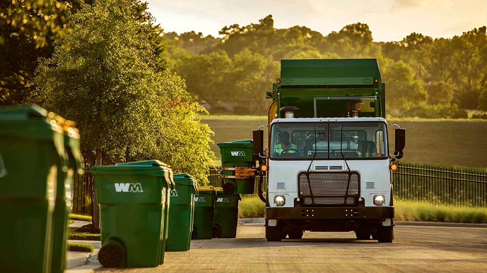 Waste Management collection truck