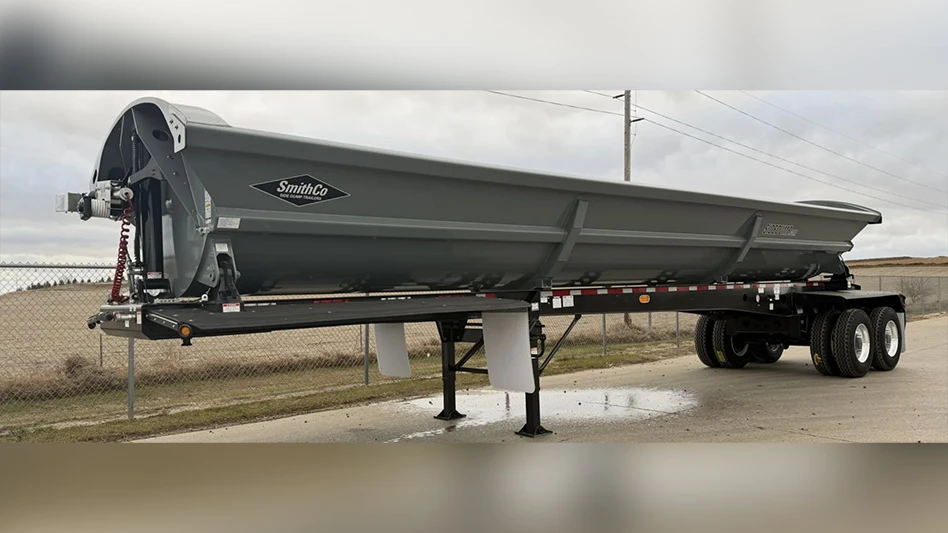 side dump trailer