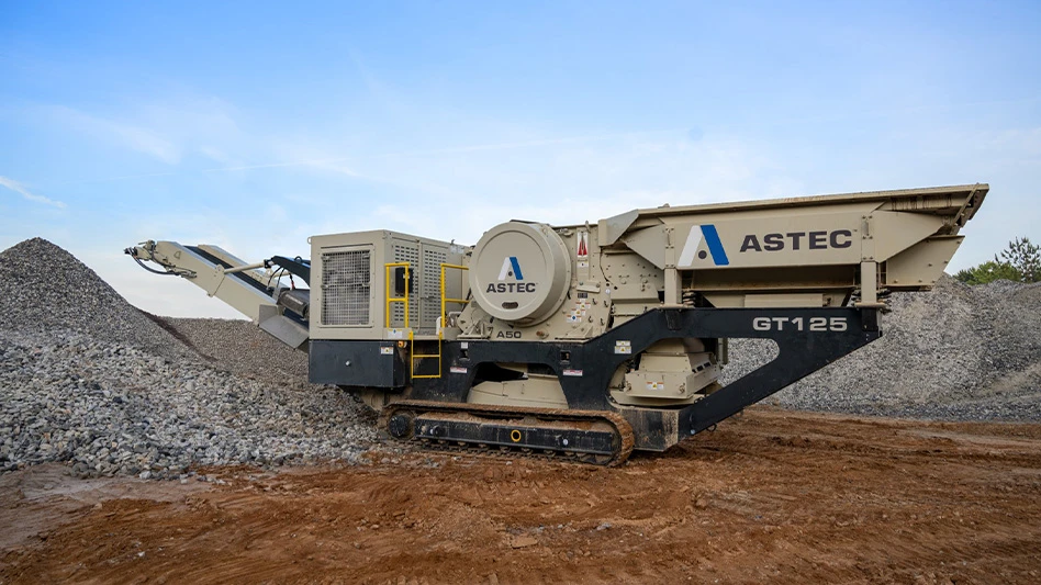 Astec A50 jaw crusher.