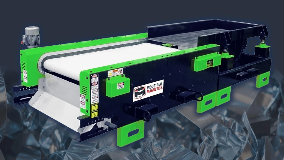 magnetic stainless steel separator conveyor