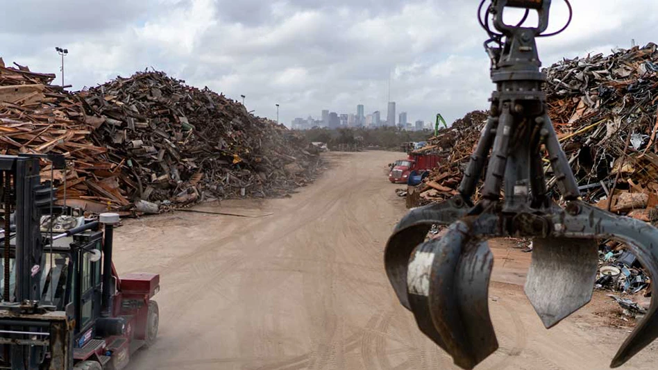 steel recycling grapple