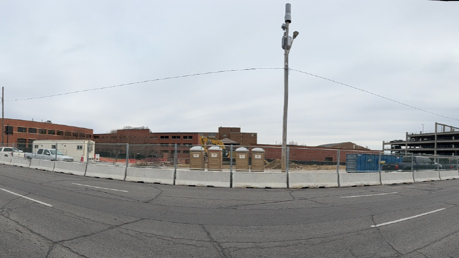 Mercy College construction site.